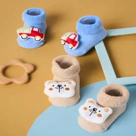 Bear on wheels 3d Socks - Pack of 2