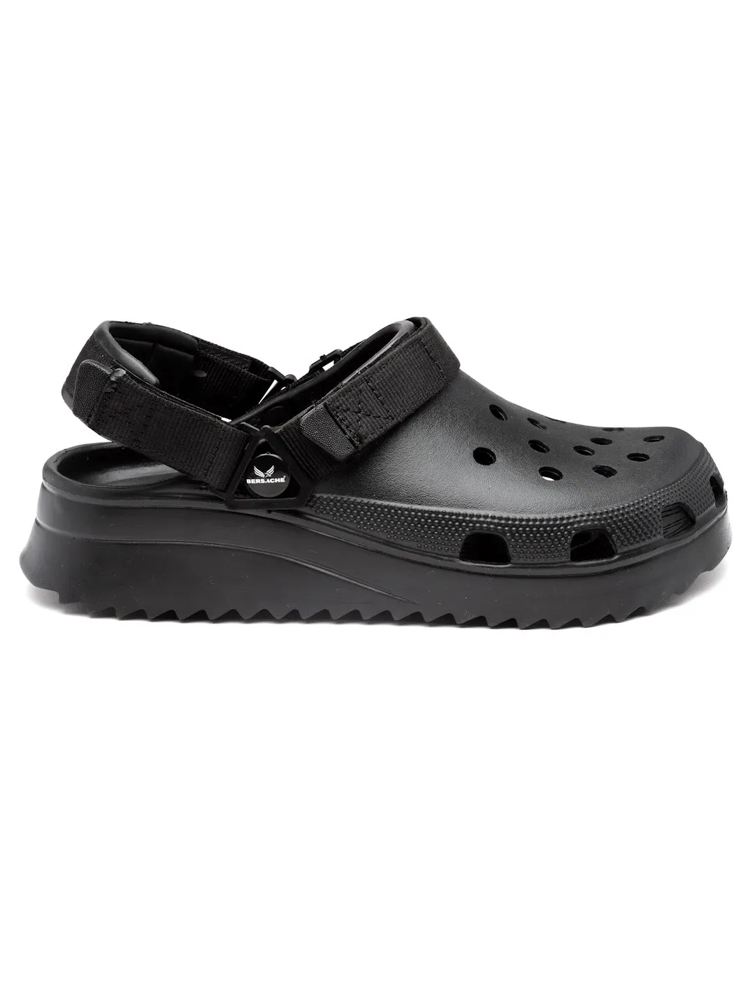 Bersache Extra Soft Classic Casual with  Regular wear with Ultra Soft & Flexibility Technology Clog's for Men's & Boy's (6137-Black)