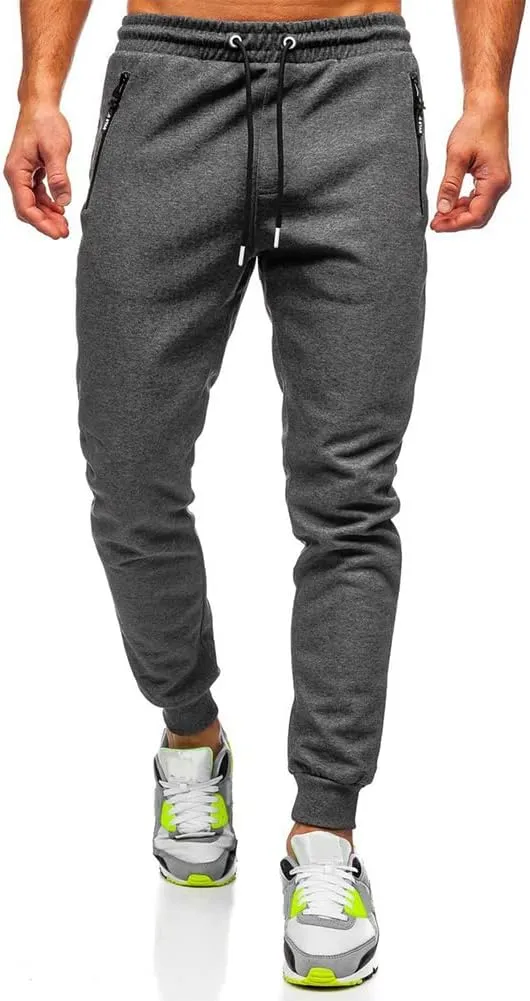 BUXKR Mens Casual Joggers Sweatpants for Jogging,Running or Athletic Activities
