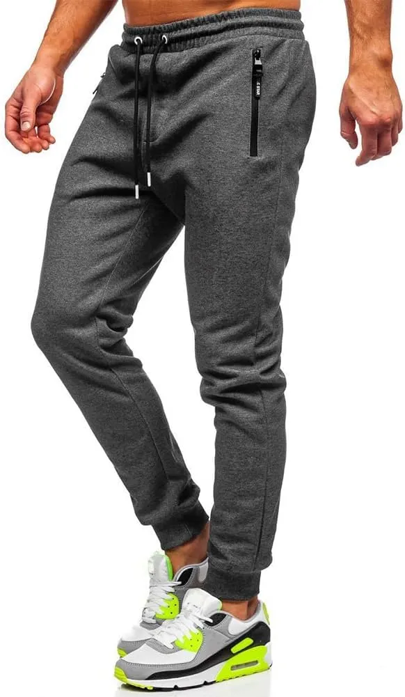 BUXKR Mens Casual Joggers Sweatpants for Jogging,Running or Athletic Activities