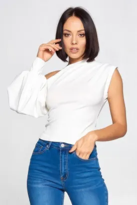 Flare Of Sexy One Shoulder Top