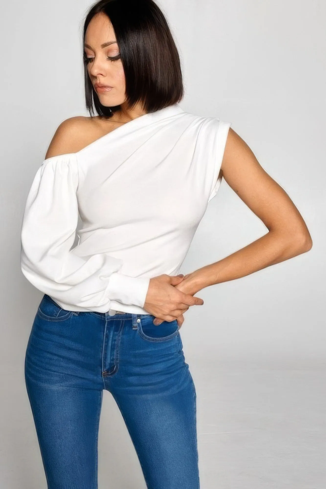 Flare Of Sexy One Shoulder Top