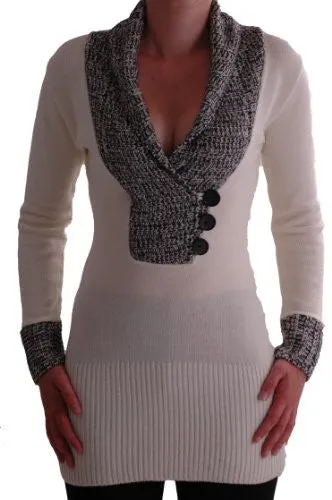 Genna Knitted Cowl Neck Tops
