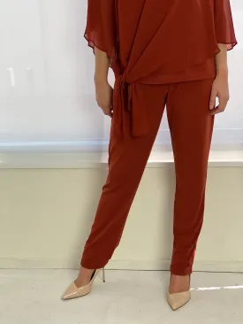 Juno Rust Jersey Pants