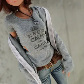 Keep Calm T-shirt (Khaki Green)