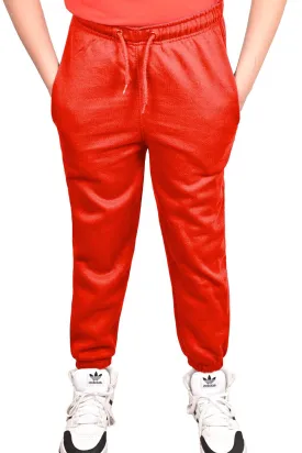 Kids Breathable Fleece Jogging Bottoms