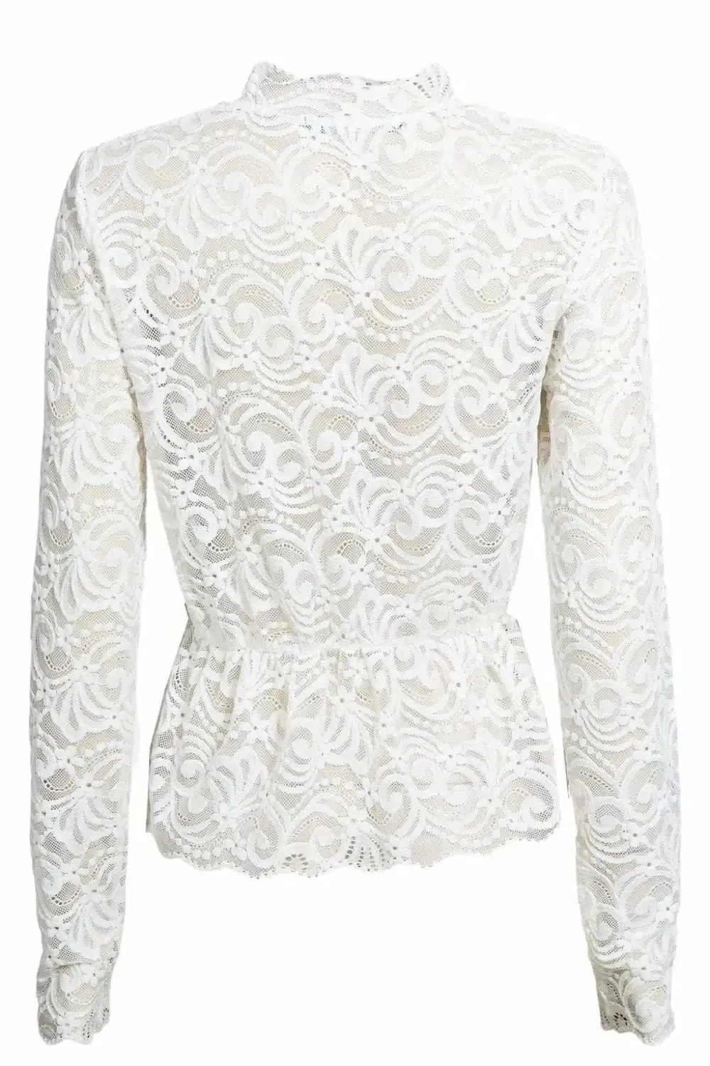 Long Sleeve Peplum Top