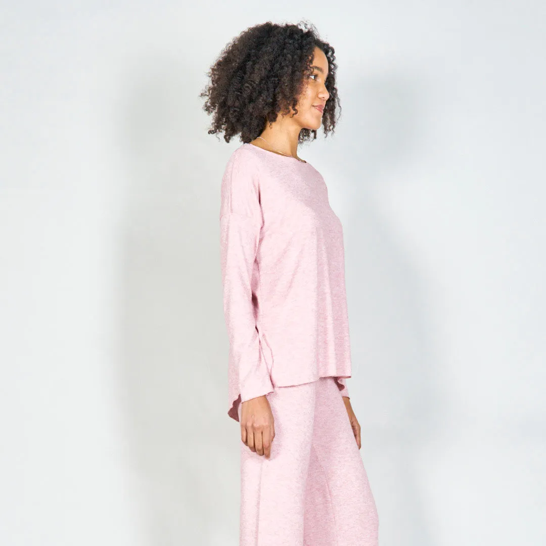 Long-sleeve relaxed top wholesale