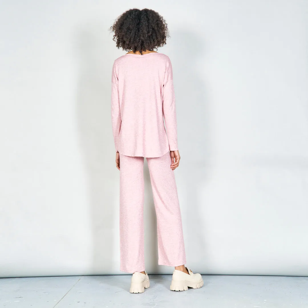 Long-sleeve relaxed top wholesale