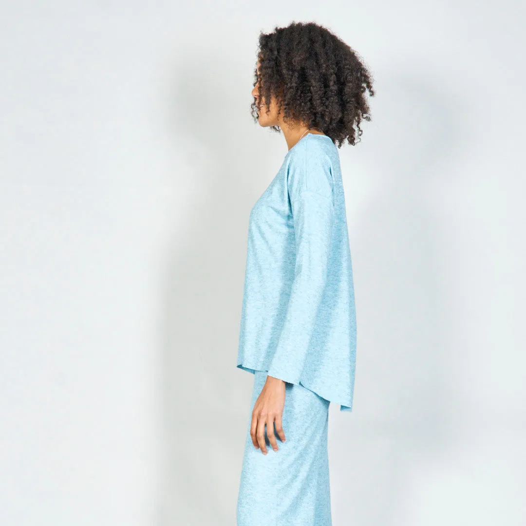 Long-sleeve relaxed top wholesale