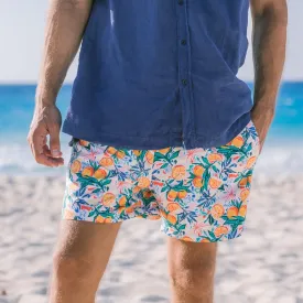 Men summer swimwear Orange slices