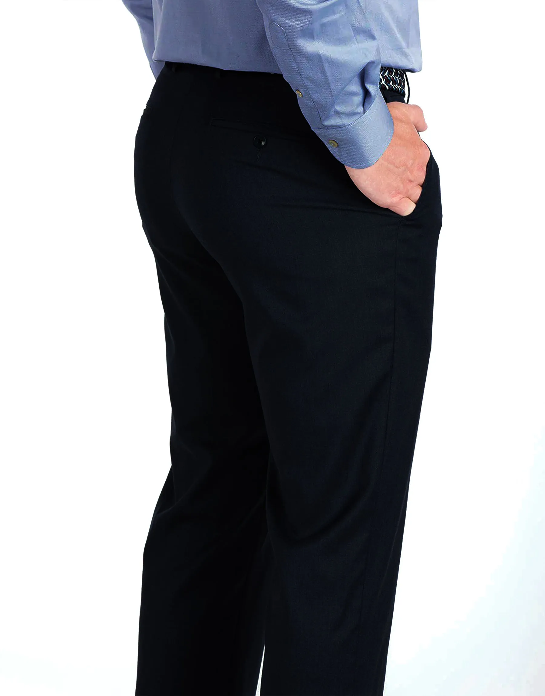 Men's Gents Dress Pant - BLACK