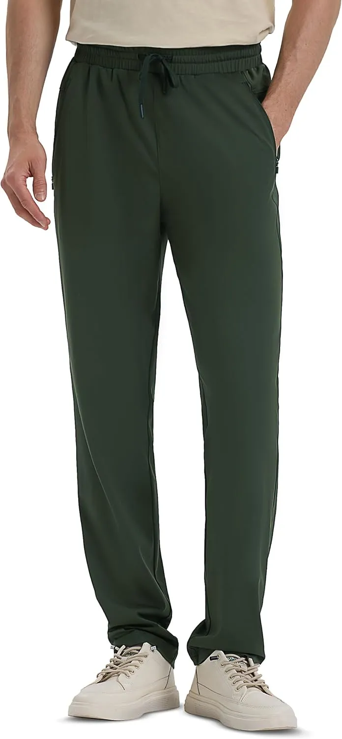SEVEGO Men's 31"/33"/35"/37" Inseam Tall Sweatpants Zipper Pockets Joggers Athletic Workout Pants