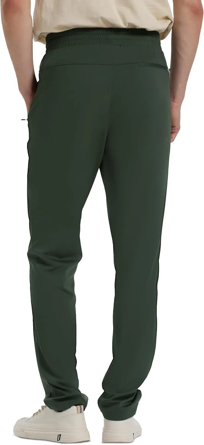 SEVEGO Men's 31"/33"/35"/37" Inseam Tall Sweatpants Zipper Pockets Joggers Athletic Workout Pants