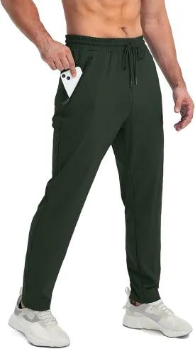 SEVEGO Men's 31"/33"/35"/37" Inseam Tall Sweatpants Zipper Pockets Joggers Athletic Workout Pants