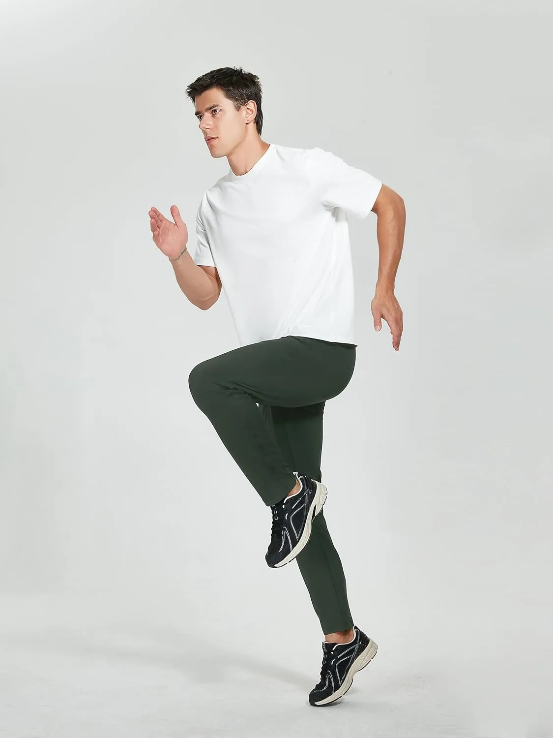 SEVEGO Men's 31"/33"/35"/37" Inseam Tall Sweatpants Zipper Pockets Joggers Athletic Workout Pants