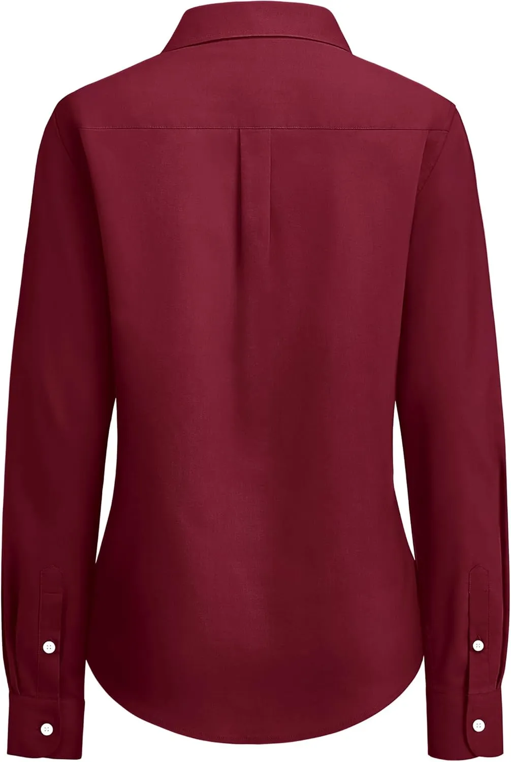 siliteelon Button Down Shirts Women Oxford Shirt Long Sleeve Stretch Dress Shirts Wrinkle Free Business Work Office Blouse