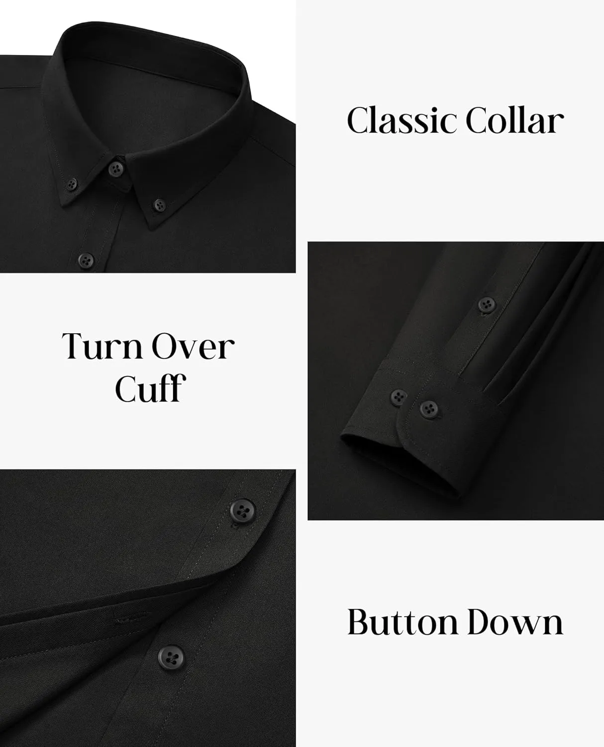 siliteelon Button Down Shirts Women Oxford Shirt Long Sleeve Stretch Dress Shirts Wrinkle Free Business Work Office Blouse