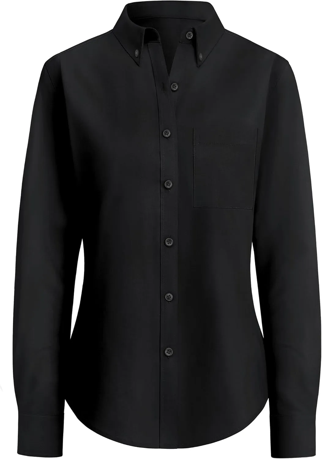 siliteelon Button Down Shirts Women Oxford Shirt Long Sleeve Stretch Dress Shirts Wrinkle Free Business Work Office Blouse