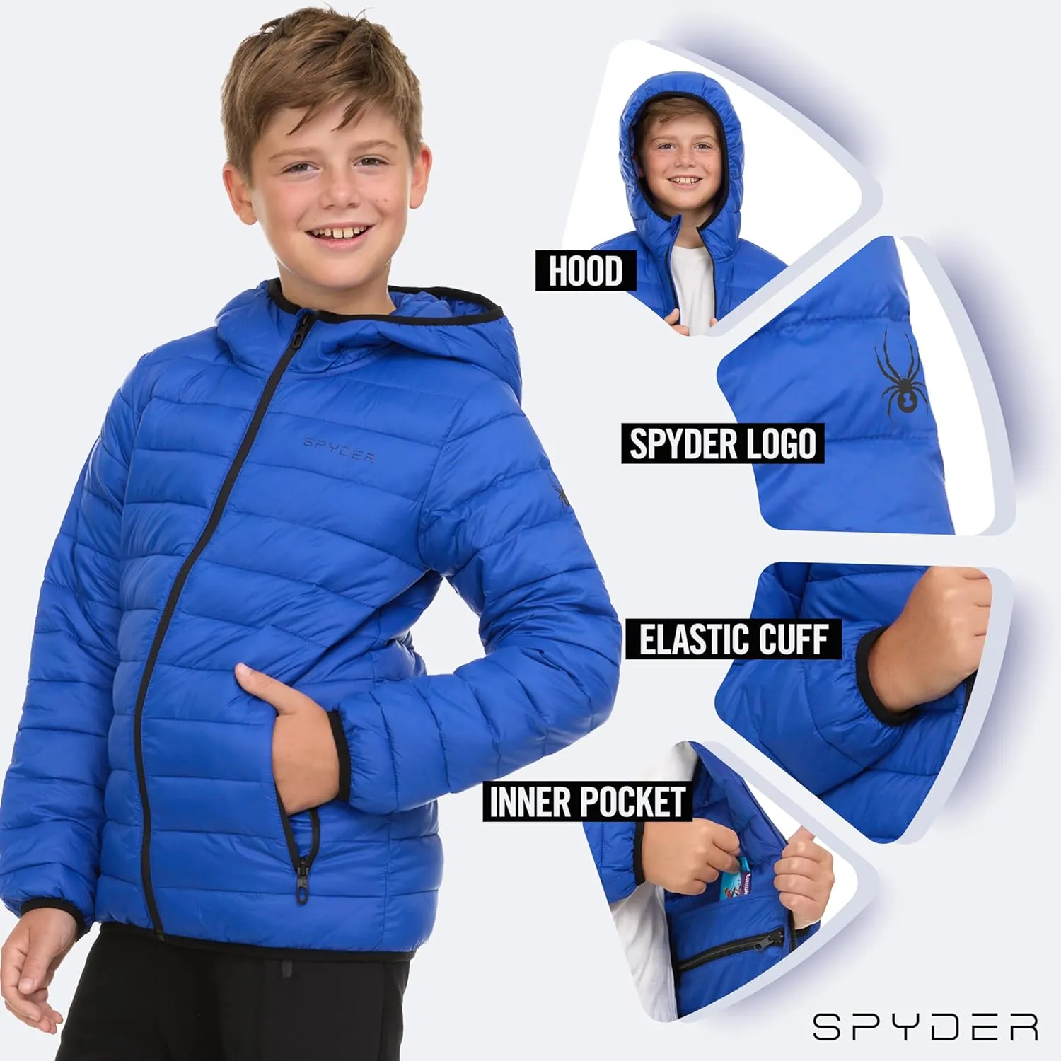 Spyder Boys Packable Puffer