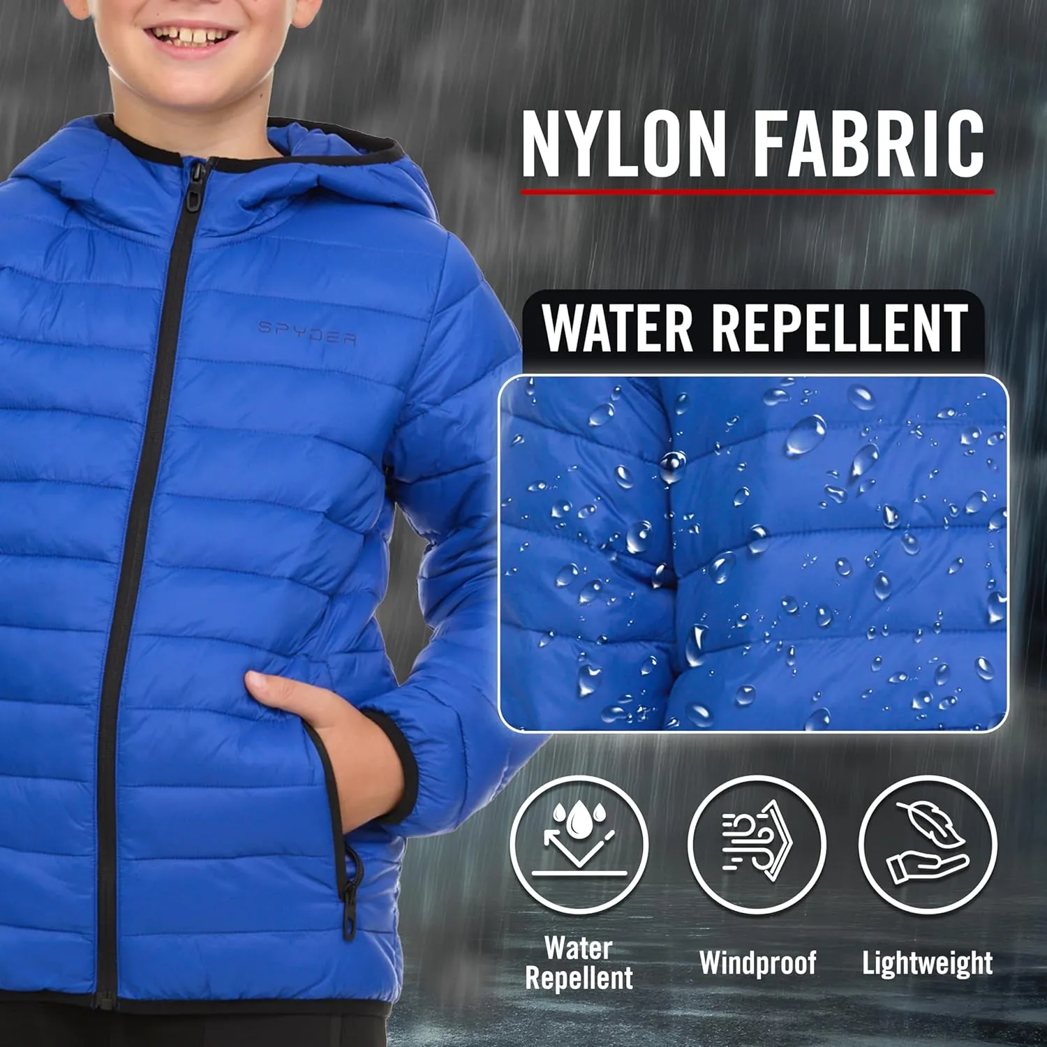 Spyder Boys Packable Puffer