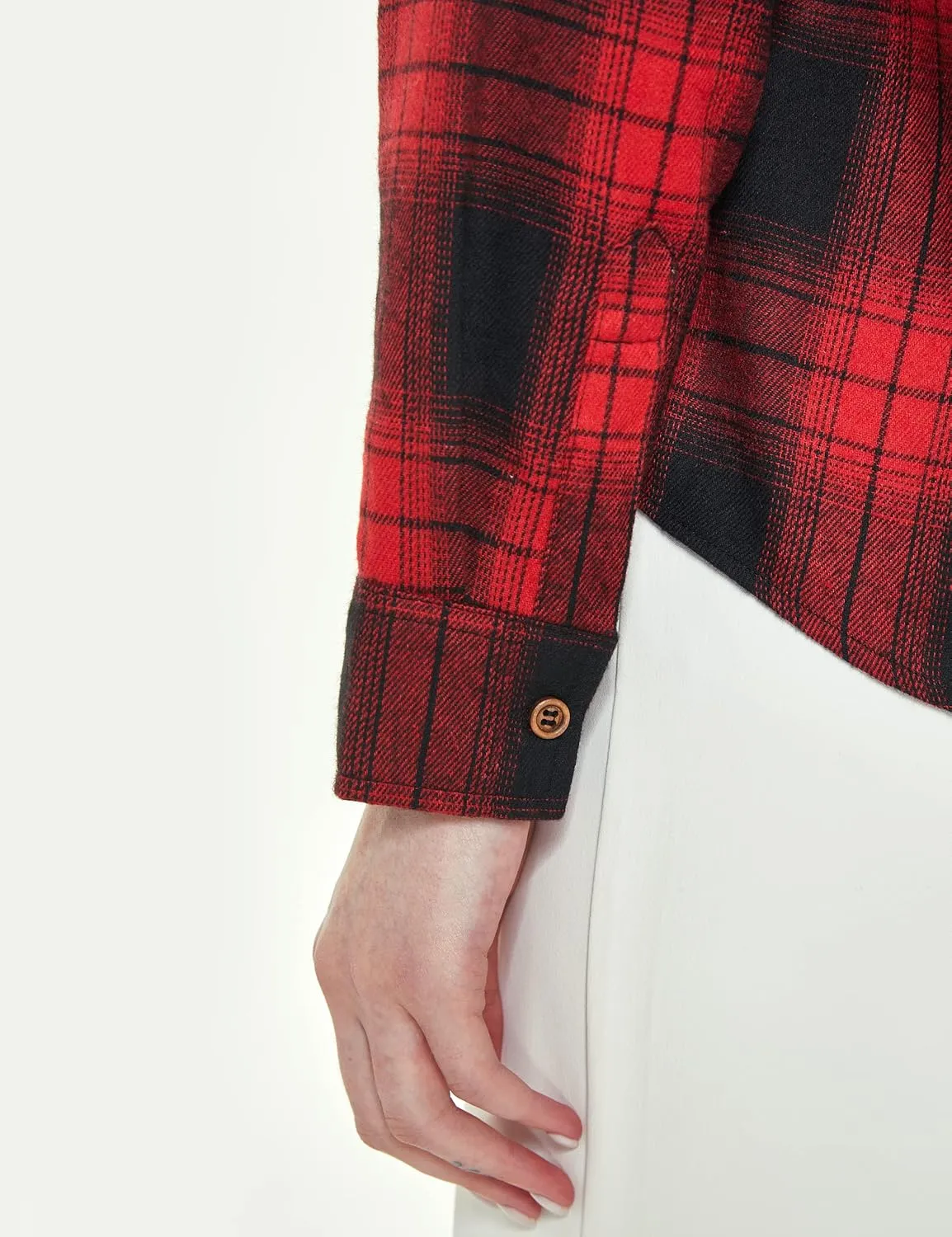 SSLR Flannel Shirts Womens Long Sleeve Button Down Plaid Shirts Casual