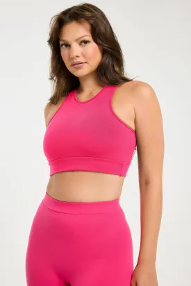 Super Stretch Support Top Fuchsia