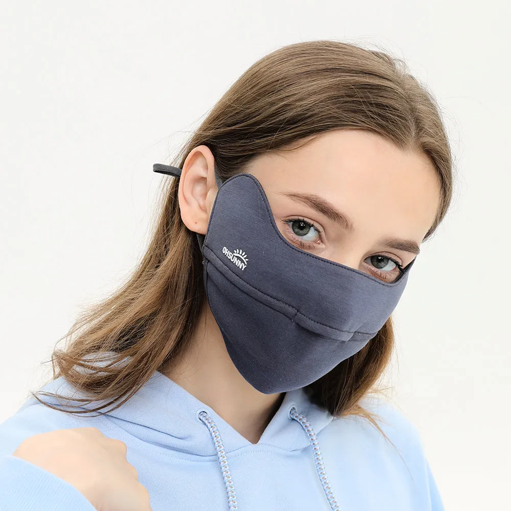 Winter Warm Face Cover with Nose Opened Breathable Balaclava Reusable Facemask