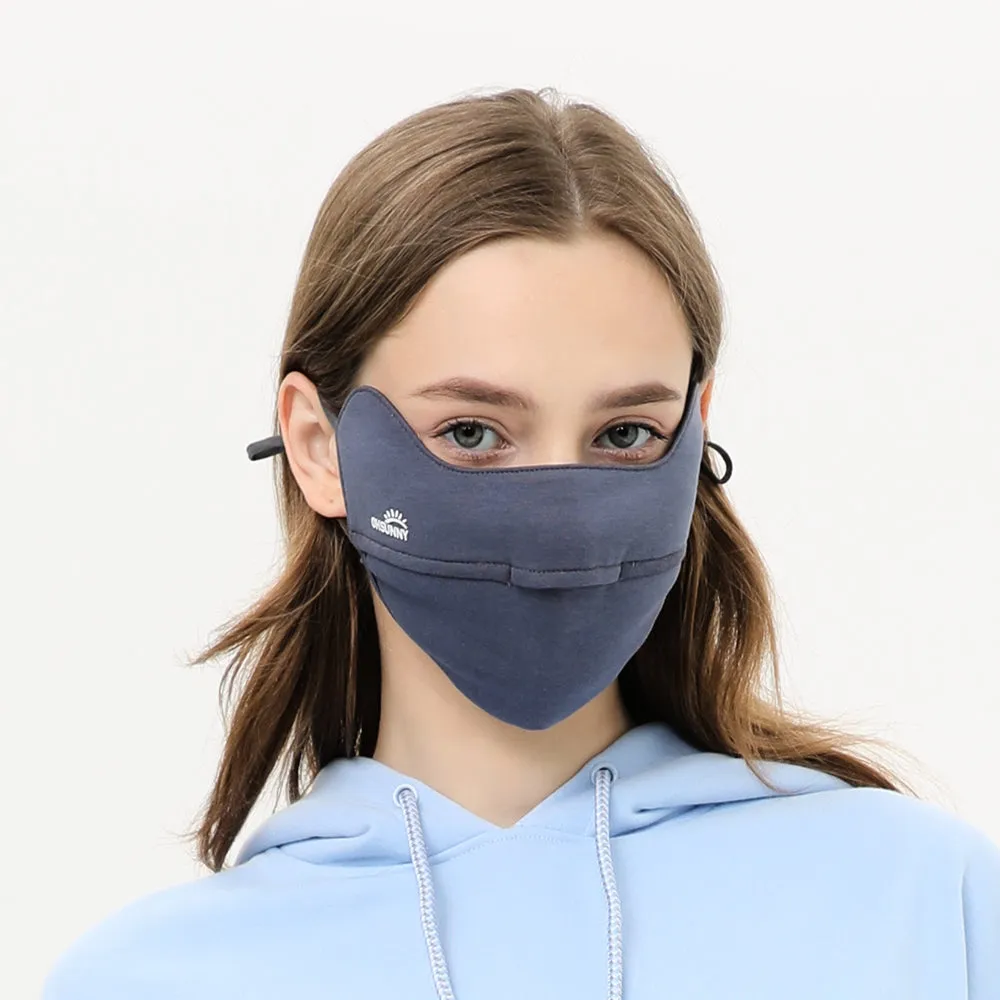 Winter Warm Face Cover with Nose Opened Breathable Balaclava Reusable Facemask