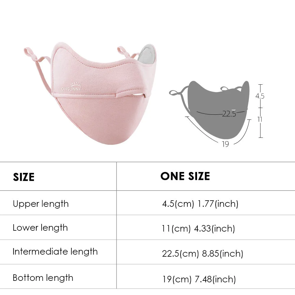 Winter Warm Face Cover with Nose Opened Breathable Balaclava Reusable Facemask