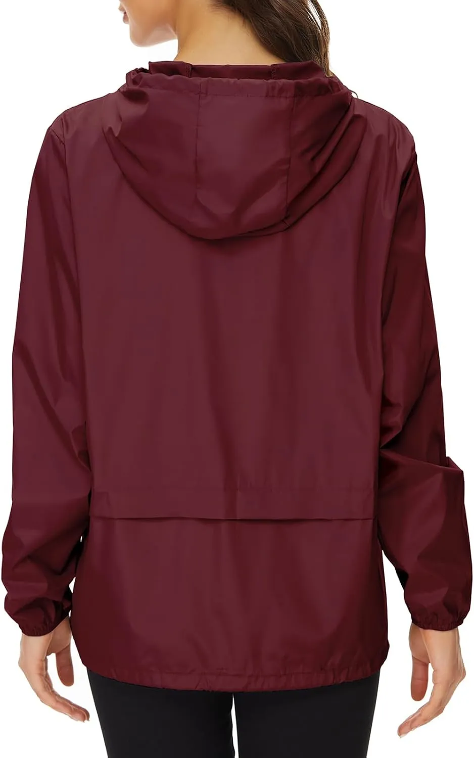 Zando Lightweight Rain Jacket Women Raincoat for Women Packable Rain Coat Windbreaker Rain Jackets Waterproof with Hood